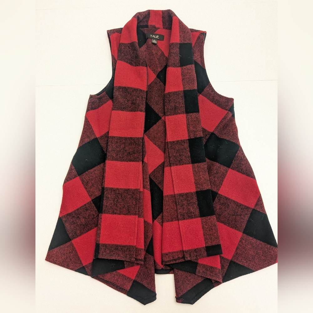 TALIE Lumberjack Plaid Flannel Vest